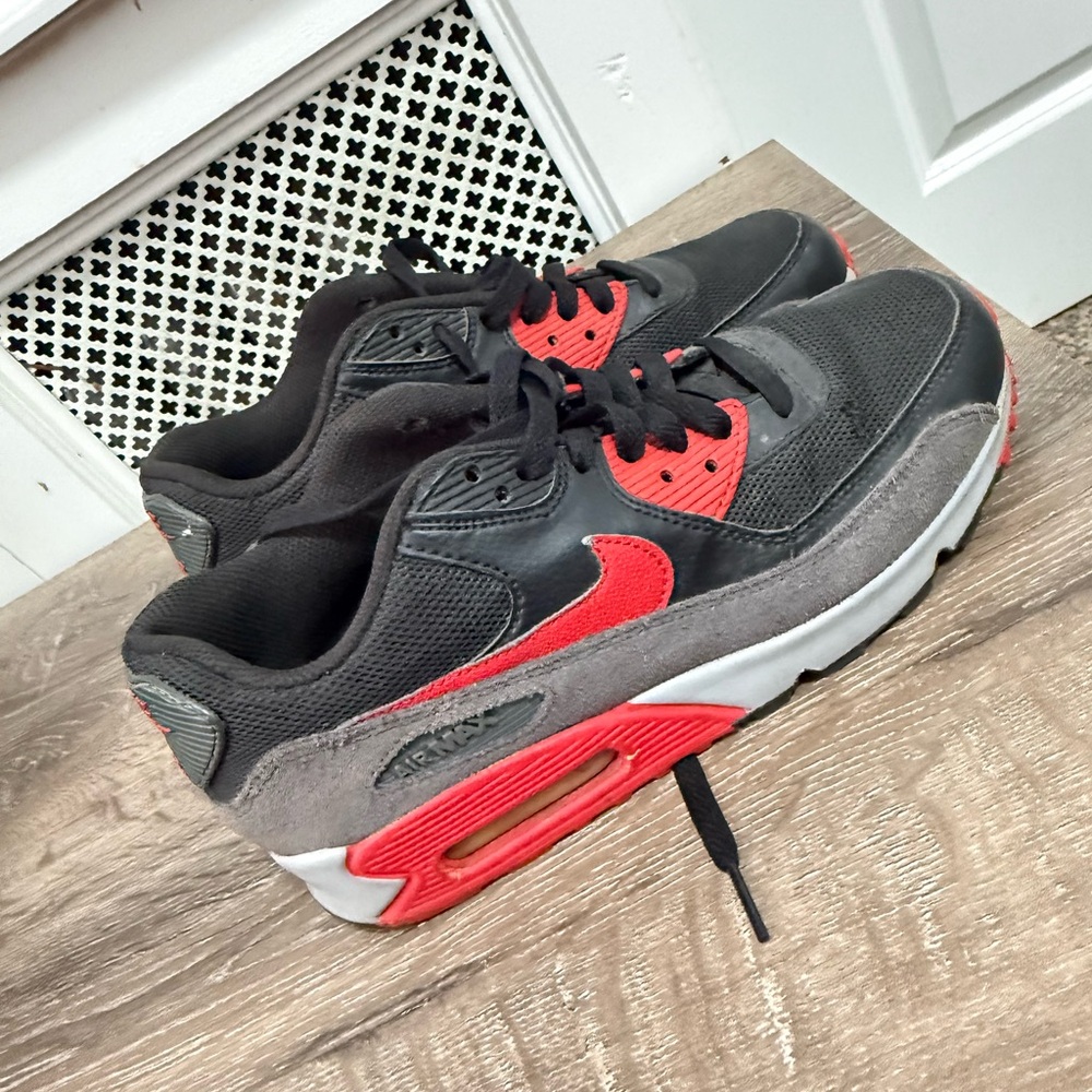 Nike Charcoal and Crimson Athletic Shoes